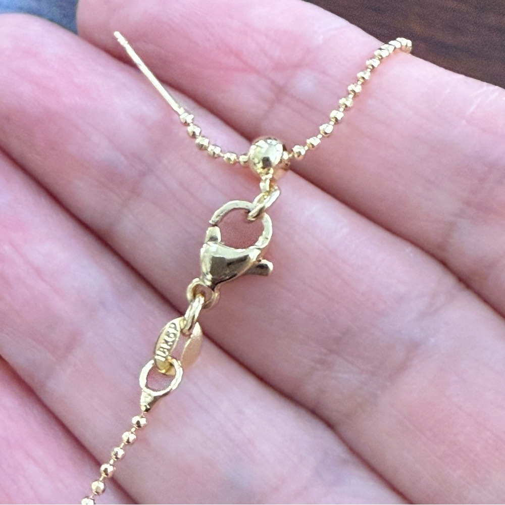 Natural Baltic amber pendant 18K gold plated adjustable chain - Picture 11 of 11